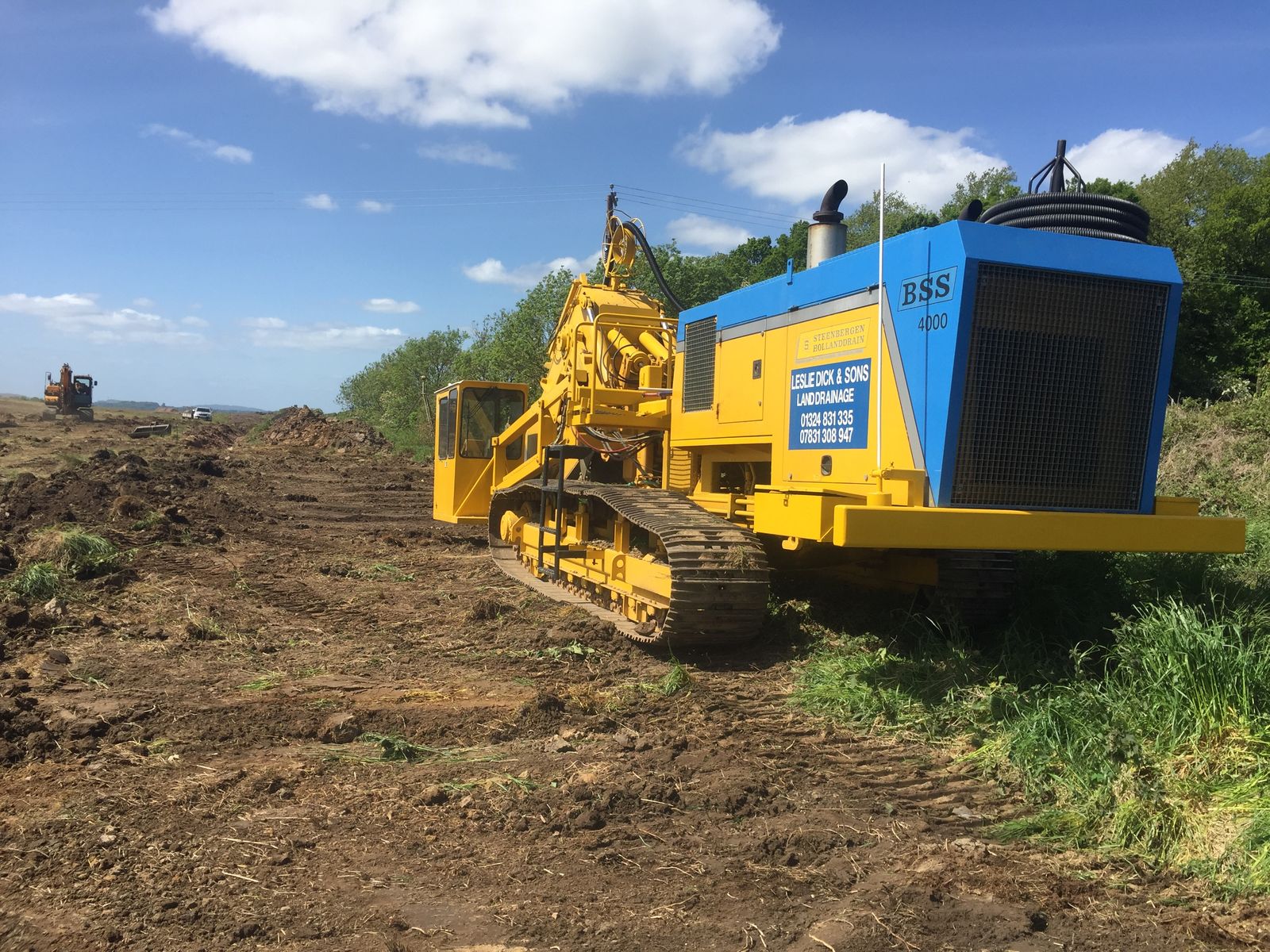 Steenbergen Hollanddrain BSS 4000 trenching machine